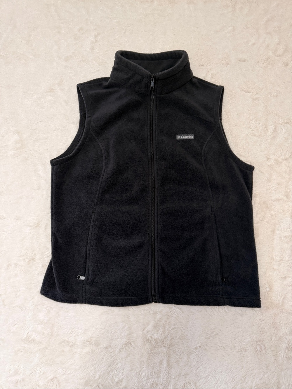 Columbia Benton Springs Fleece Vest Dark Gray Charcoal XXL Full Zip